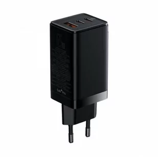 Ładowarka sieciowa Baseus GaN3 Pro, 2xUSB-C + USB, 65W (czarna) - Ładowarki do telefonów - miniaturka - grafika 1