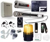 Napędy i siłowniki do bram - Zestaw Handy 24V - FAAC S418 z lampą i modułem Wi-Fi (do 5.4m bram dwuskrzydłowych) - miniaturka - grafika 1