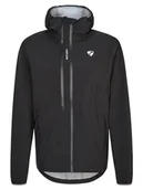 Kurtki męskie - Ziener Męska kurtka przeciwdeszczowa NARON – rower górski | do użytku na zewnątrz – wodoszczelna, oddychająca, wentylacja, czarna, 60 - miniaturka - grafika 1