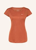 Koszulki i topy damskie - Salewa T-Shirt Puez Melange Dry'ton rot - SALEWA - miniaturka - grafika 1