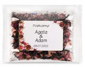 Wesele i ślub - Podziękowanie dla Gości saszetki z herbatą Wesele - miniaturka - grafika 1