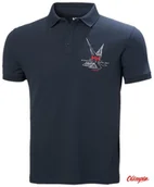 Koszulki męskie - Koszulka męska HELLY HANSEN HP RACE POLO - Navy - miniaturka - grafika 1
