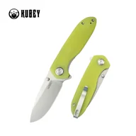 Noże - Nóż składany Kubey Belus Translucent Yellow G10, Beadblasted AUS-10 (KU342D) - miniaturka - grafika 1
