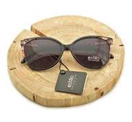 Okulary korekcyjne, oprawki, szkła - Damskie okulary przeciwsłoneczne polaryzacyjne Kocie EST-07 Estillo - miniaturka - grafika 1