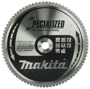 Makita PIŁA SPIEKOWA SPACJALIZED 355*30 80Z - Tarcze do pił - miniaturka - grafika 1