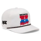Czapki damskie - Czapka z Daszkiem FOX Honda Snapback BiałyOnesize - miniaturka - grafika 1