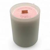 Świece - Świeca Sojowa biały mat ręcznie robiona Hand Made 230 ml Powietrze po burzy - miniaturka - grafika 1