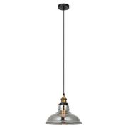 Lampy sufitowe - Italux Lampa wisząca Hubert retro industrial czarny MDM-2381/1 GD+SG - miniaturka - grafika 1