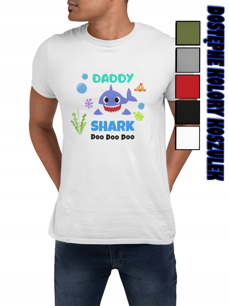 MĘSKA KOSZULKA Z NADRUKIEM PREZENT DLA TATY NAPISY ŚMIESZNE - M