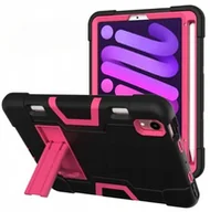 Etui do tabletów - Etui na Apple iPad Mini 6 8.3" Pancerny Czarny Różowy - miniaturka - grafika 1
