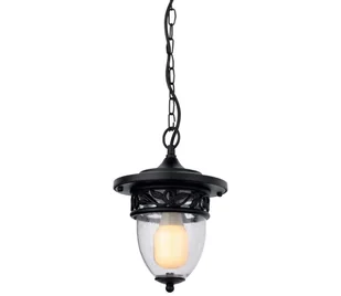 Redo 9399 - Lampa wisząca zewnętrzna na łańcuchu BASEL 1xE27/42W/230V IP44 czarny - Lampy ogrodowe - miniaturka - grafika 1