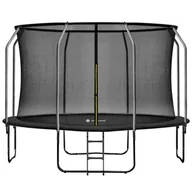 Trampoliny - Trampolina ogrodowa z siatką wewnętrzną i ringiem 12 FT 365-374 cm, dla dzieci - miniaturka - grafika 1