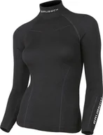 Koszulki sportowe damskie - Brubeck Koszulka termoaktywna damska Wool LS11930 r. XL - miniaturka - grafika 1