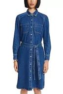 Sukienki - ESPRIT Sukienka damska, 902/Blue Medium Wash, S - miniaturka - grafika 1
