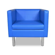 Fotele - FOTEL MEDINAP eko skóra Meditap - kolor niebieski 5141 - miniaturka - grafika 1