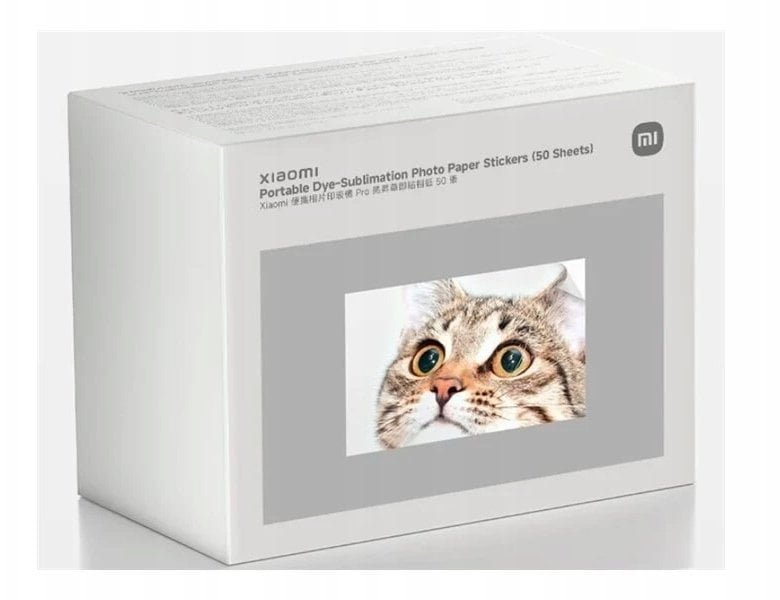 Xiaomi PORTABLE DYE-SUBLIMATION PHOTO PAPER STICKERS 50 SHEETS PAPER STICKERS (50 SHEETS)