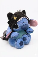 Maskotki i pluszaki - Duża Maskotka Pluszak Niebieski Stworek w Stroju Czarnego Smoka 35cm Prezent - miniaturka - grafika 1