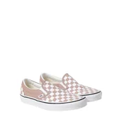 Półbuty damskie - Vans Classic Slip-On różowe - miniaturka - grafika 1