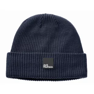 Czapka Jack Wolfskin PERGAMON BEANIE night blue - M - Czapki męskie - miniaturka - grafika 1