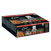 Mokra karma dla psów - Cesar Natural Goodness Superfoods, 24 x 100 g - Casserole w sosie (łosoś, kurczak, wołowina, indyk) - miniaturka - grafika 1