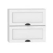 Szafki kuchenne - Biała podwójna szafka górna kuchenna F3-D90 - miniaturka - grafika 1