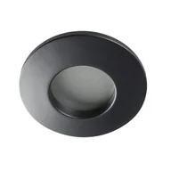 Oprawy, klosze i abażury - Kanlux Qules 26306 oczko lampa wpuszczana downlight 1x35W GU10 czarne - miniaturka - grafika 1