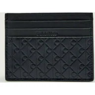 Etui na dokumenty i karty - Calvin Klein Skórzane etui na karty EMBOSSED EMBLEM - miniaturka - grafika 1