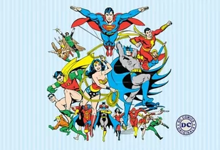 DC Comics Bohaterowie - fototapeta - Fototapety - miniaturka - grafika 1