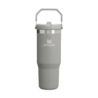 Kubki termiczne - Stanley The IceFlow Flip Straw Kubek Termiczny Szary 0,89l - miniaturka - grafika 1