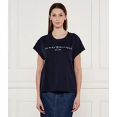 Koszulki i topy damskie - Tommy Hilfiger T-shirt | Loose fit - miniaturka - grafika 1