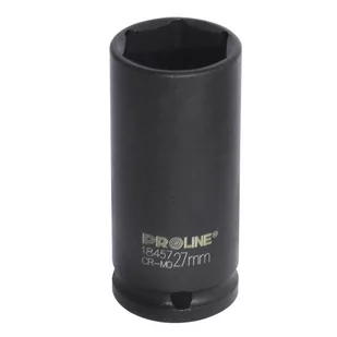 NASADKA UDAROWA 6-KATNA WYDŁUŻONA, Cr-Mo 1/2" 18 mm PROLINE - Klucze i nasadki - miniaturka - grafika 1