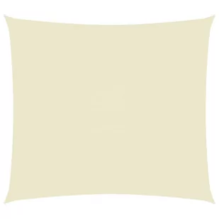 vidaXL Prostokątny żagiel ogrodowy, tkanina Oxford, 3x4 m, kremowy 135210 - Parasole ogrodowe - miniaturka - grafika 1