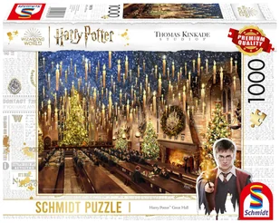 Schmidt, Puzzle PQ THOMAS KINKADE Harry Potter: Wielka Sala, 1000 el. - Puzzle - miniaturka - grafika 1