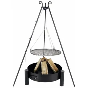 Farmcook Grill ogrodowy wahadłowy na trójnogu Pan 33 70cm - Ruszty - miniaturka - grafika 1