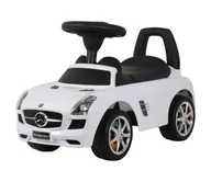 Jeździki dla dzieci - Buddy Toys Mercedes Benz SLS biały BPC 5110 - miniaturka - grafika 1