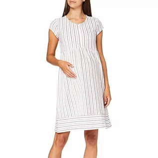 Sukienki ciążowe - ESPRIT Maternity Damska sukienka Nursing Sl Jacquard, różnokolorowy (Off White 110), XL - grafika 1
