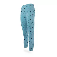 Legginsy - Dziewczęce legginsy, błękitne z nadrukiem w kropki, Tup Tup - miniaturka - grafika 1