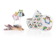 Formy do ciast - Foremki Na Muffinki Owls 11,5Cm 24 + 24 Sztuki - miniaturka - grafika 1
