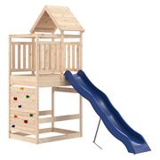 Place zabaw - Drewniany zestaw do zabawy - wieża i zjeżdżalnia / AAALOE - miniaturka - grafika 1