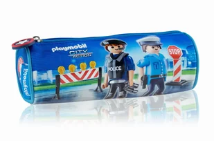 Saszetka okrągła Playmobil Policja - Piórniki - miniaturka - grafika 1