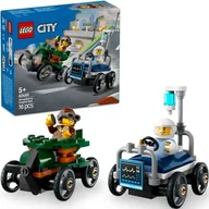 Klocki - LEGO 60459 City Zestaw wyścigówek: samolot kontra łóżko szpitalne - miniaturka - grafika 1