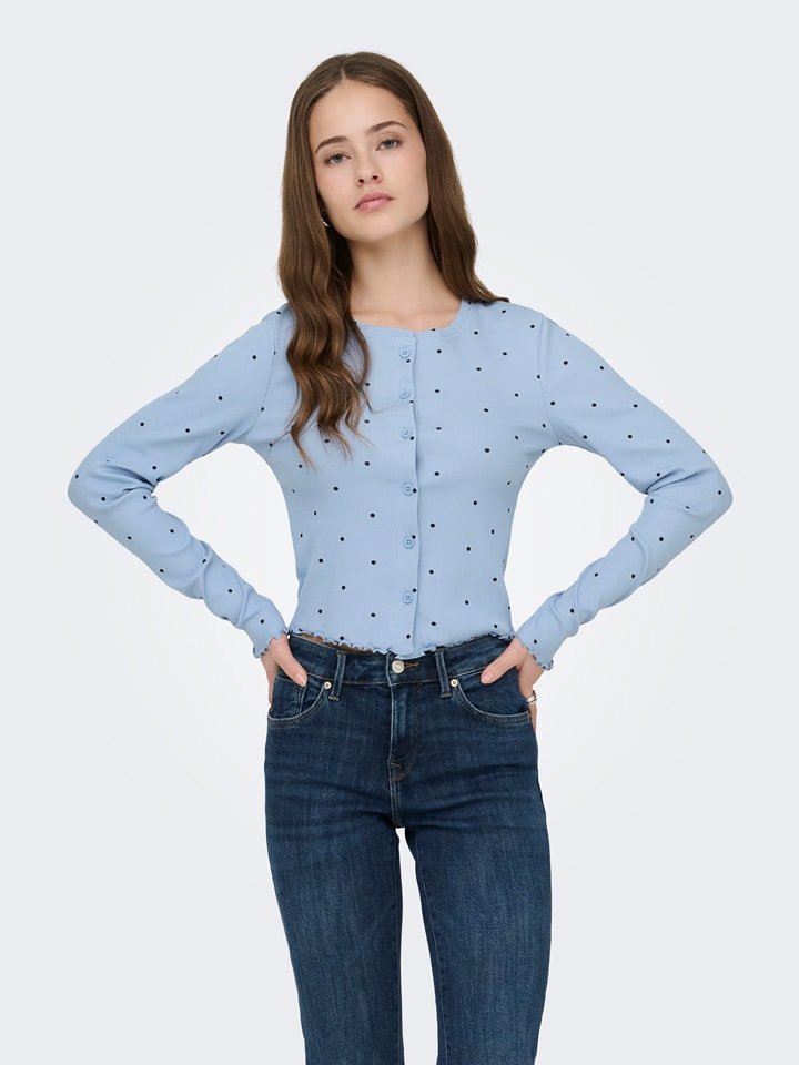 ONLY Kardigan w kolorze błękitnym