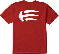 Koszulki męskie - t-shirt męski ETNIES JOSLIN TEE Red/White - miniaturka - grafika 1