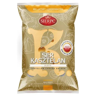 Sierpc Ser kasztelan złoty 250 g - Sery - miniaturka - grafika 1