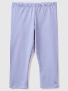 Benetton Legginsy w kolorze fioletowym - Legginsy - miniaturka - grafika 1