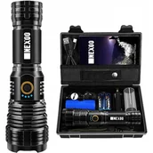 Latarki - Mocna Latarka Taktyczna 10000 Lumen Usb Wojskowa Akumulatorowa Wielofuncyjn - miniaturka - grafika 1