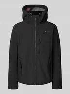 Kurtki męskie - Kurtka softshell z kieszeniami zapinanymi na zamek błyskawiczny - miniaturka - grafika 1