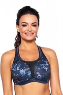 Bielizna sportowa damska - Ava Dina navy blue plus biustonosz sportowy - miniaturka - grafika 1