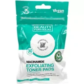 Chusteczki do demakijażu - Beauty Formulas Złuszczające płatki do oczyszczania twarzy - niacynamid, ekstrakt z korzenia lukrecji 30 szt. - miniaturka - grafika 1