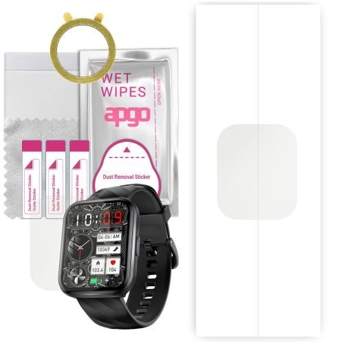 1x folia hydrożelowa MATOWA do Kumi KU6 Meta - apgo Smartwatch Hydrogel MATTE Protection Ochrona na ekran smartwatcha